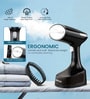 Black Compact Garment Steamer with Detachable Water Tank