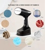 Black Compact Garment Steamer with Detachable Water Tank