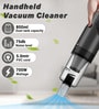 Black Compact Vacuum Cleaner with HEPA Filter
