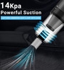 Black Compact Vacuum Cleaner with HEPA Filter