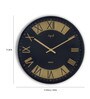 Black Copper 11 Inch Wall Clock