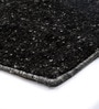Black Cosmos Microfiber Backing  5X7 Ft Floor Carpet