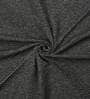 Black Solid Cotton 50x60 Inches Sofa Throw