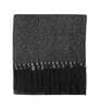 Black Solid Cotton 50x60 Inches Sofa Throw