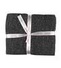 Black Solid Cotton 50x60 Inches Sofa Throw