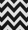 Black & White Zig Zag Cotton 16 x 16 Inches Cushion Covers (Set of 2)