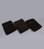 Black Solid 500 GSM Cotton Towel Sets (Set of 3)