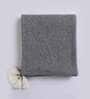 Black Solid Cotton 60x50 Inches Sofa Throw