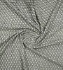 Grey Cotton Abstract 62X48 Inches Throw With Fringes