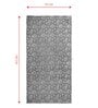 Charcoal Banana Jacquard Floral 250 GSM Bath Towel