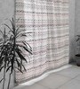 Cotton Semisheer 9 Feet Eyelet Curtain