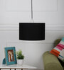 Fermo Black Cotton Hanging Light