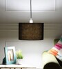 Fermo Black Cotton Hanging Light