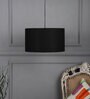 Marsham Black Cotton Hanging Light