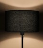Modena Black Cotton Fabric Solid Lampshade