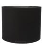 Genoa Black Cotton Fabric Solid Lampshade