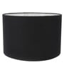 Algae Black Cotton Fabric Solid Lampshade