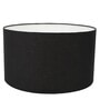 Taranto Black Cotton Fabric Solid Lampshade