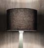 Algae Black Cotton Fabric Solid Lampshade
