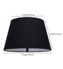 Black Cotton Lamp Shade