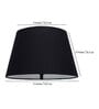 Black Cotton Lamp Shade