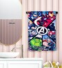 Black Cotton Marvel Avengers 400 GSM Hand Towel (Pack of 2)