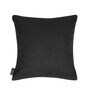 Black Cotton Solid 12 x 12 inch Set of 5 Cushion Covers