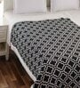 Black Cotton Abstract 250 Gsm Single Kids Blanket