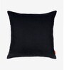 Solid Pattern Cotton Black Cushion Cover 20 x 20 inches