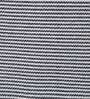 Black Cotton Striped 63x52 Inches Sofa Throw