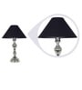 Black Cotton Table Lamp