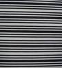 Woven Stripe Black Cotton 89X63 Inch Table Cloth