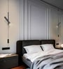 Black Crossbar LED Pendant Light with 3 Color Modes