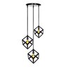 Abra Black Metal Cluster Hanging Light