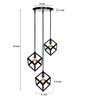 Abra Black Metal Cluster Hanging Light
