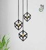 Abra Black Metal Cluster Hanging Light