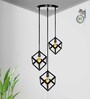 Abra Black Metal Cluster Hanging Light