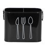 Black Cutlery Stand Set of 2