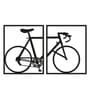 Black Cycle Design Wooden Wall Decor