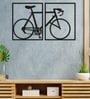 Black Cycle Design Wooden Wall Decor
