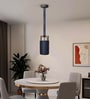 Black Cylindrical LED Pendant Light with 3 Color Modes