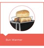 BLACK+DECKER BXTO0202IN 870W 2 Slice Pop-up Toaster with Bun Warmer (Black)
