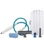 BLACK+DECKER FSMH1321-QS 1600-Watt 7-in-1 Steam-Mop with Autoselect Technology and 99.9% Germ Protection (White and Blue)