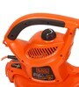 BLACK+DECKER GW3030-QS Variable Speed 3000-Watt Powerful Blower and Suction Vacuum Cleaner with Shredder and 40L bag for Home and Outdoors(Red)