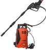 BLACK+DECKER PW1370TD-IN 1300W 100Bar Pressure Washer for Car Wash and Home Use in Orange and Black Colour