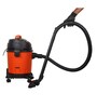 BLACK+DECKER WDBD20 20 Litres 1200W Wet and Dry Vacuum Cleaner and Blower with HEPA Filter and Reusable Dustbag in Red & Grey Colour
