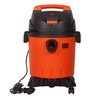 BLACK+DECKER WDBD20 20 Litres 1200W Wet and Dry Vacuum Cleaner and Blower with HEPA Filter and Reusable Dustbag in Red & Grey Colour