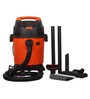 BLACK+DECKER WDBD20 20 Litres 1200W Wet and Dry Vacuum Cleaner and Blower with HEPA Filter and Reusable Dustbag in Red & Grey Colour