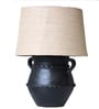 Black Diamond antuque Terracotta Table Lamp
