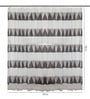 Black Dots Print Polyester Shower Curtain (Length: 78, Width: 70 Inches)